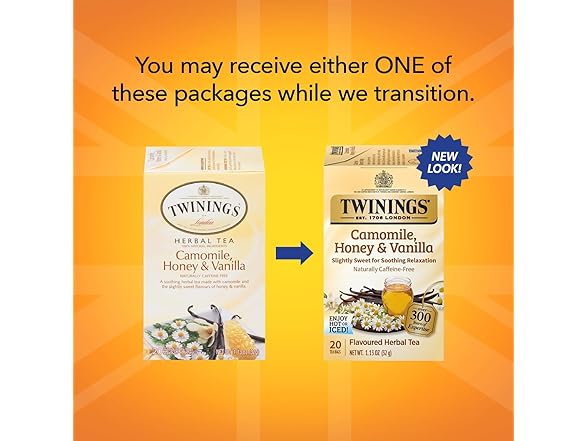 Twinings Camomile Honey Tea, 20ct