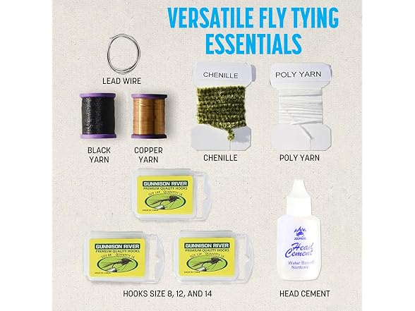 Creative Angler Fly Tying Tool Kit with Box