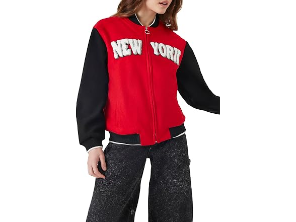 Forever 21 New York Letterman Bomber Jacket