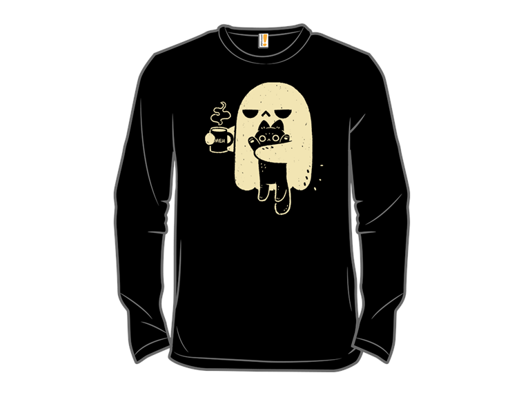 Cute Ghost Holding Cat