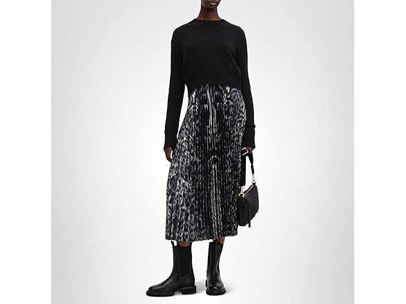 AllSaints Women Medium Jinx Pleated Dress