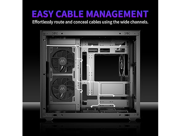 MUSETEX ATX PC Case Mid Tower