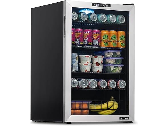 Newair Beverage Fridge w/Split Shelf - 160 Cans
