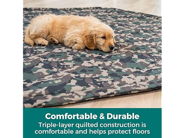 MyPet SecureMat Hexagon Pet Mat, Camo
