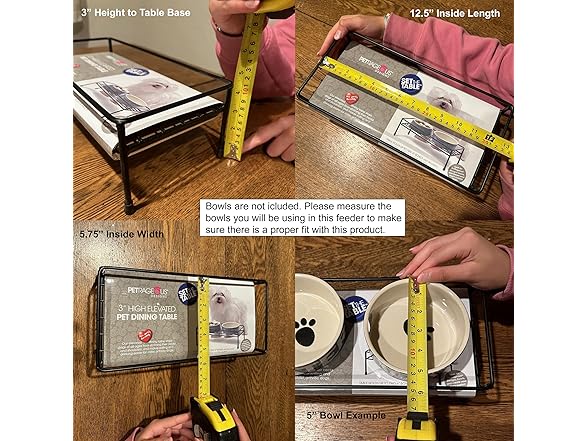 PetRageous Gizmo's Set The Table Steel Frame Dog Feeder