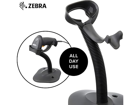 Zebra Gooseneck Stand for LS2208 Series 