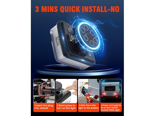 SUPAREE Wireless Trailer Lights