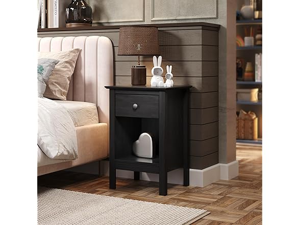 Jela 1-Drawer End Table/Nightstand