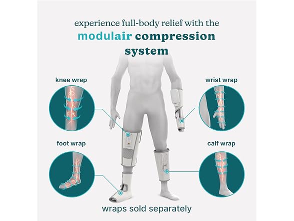 Homedics Modulair Compression Wrist Wrap Massager