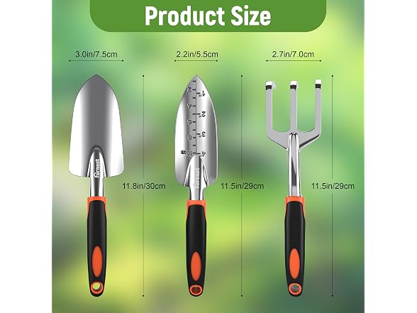 FURNEST GAR-21 FURNEST 3 Pack Garden Tool Set