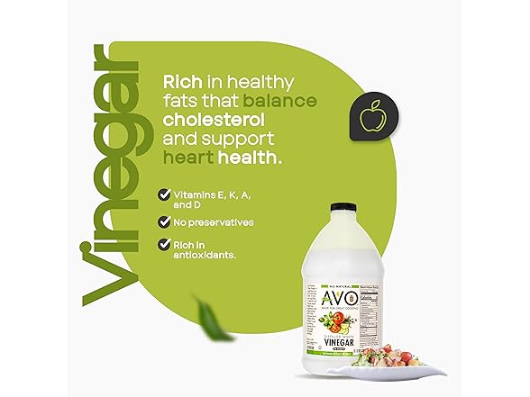 AVO Distilled White Vinegar 1 Gallon (128 oz)