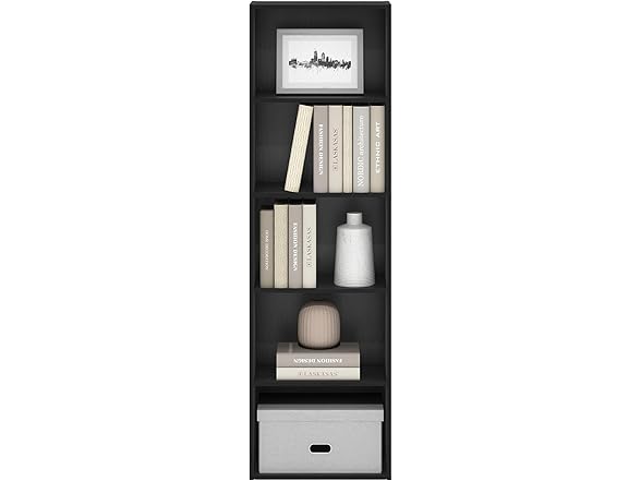 Furinno LUDER Book Shelf, 5-Cube Bookshelf