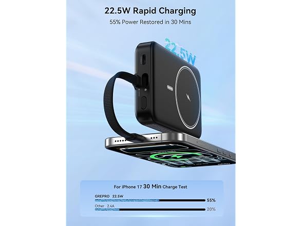 GREPRO Magnetic Power Bank 10000mAh