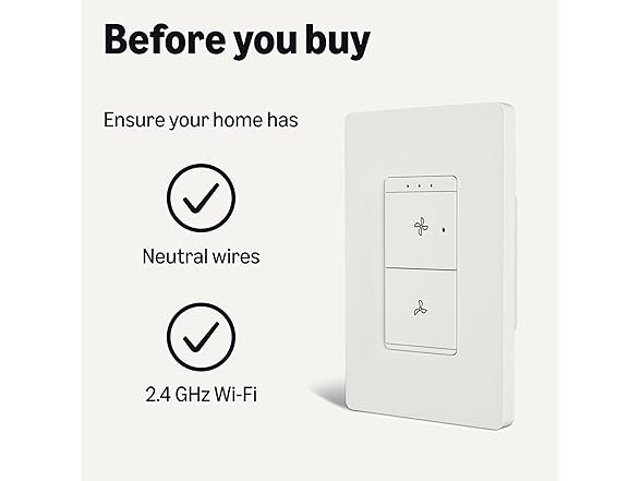 Smart Ceiling Fan Control Switch