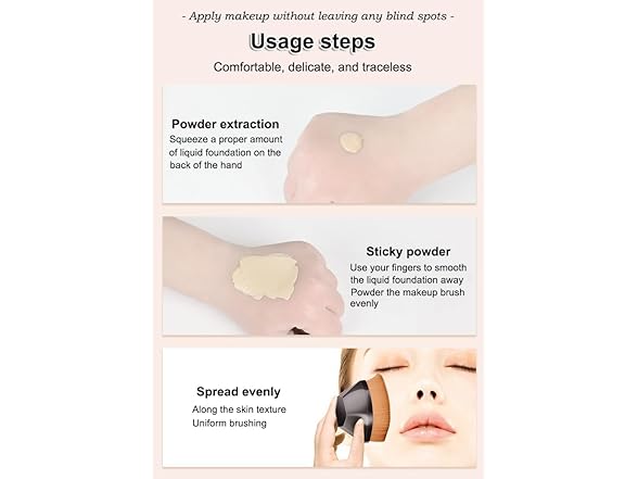 AKOAK 1 Pack Magic Foundation Brush