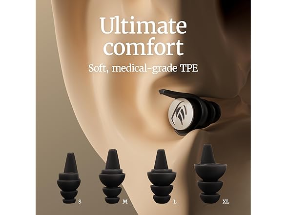 Dynamic ear filter -15 dB Earplugs