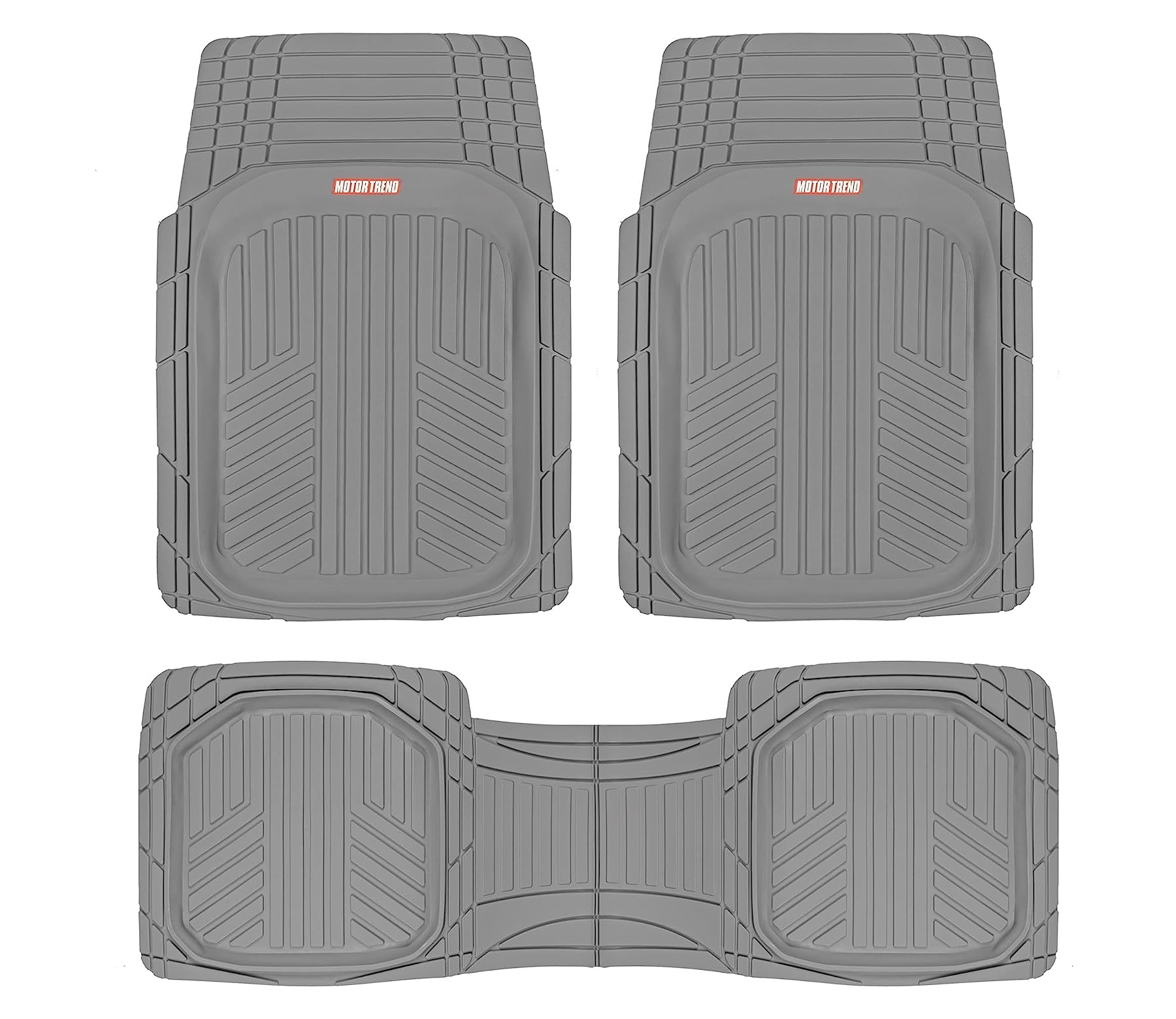 Motor Trend FlexToughXL Floor Mats Gray - Gallery 6