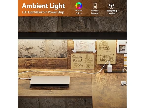 Agilestic Electric Desk with Storage