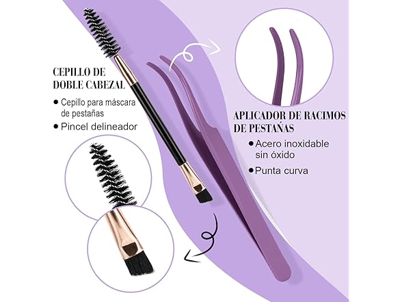 B&Qaugen Lash Cluster Kit, 280 PCS