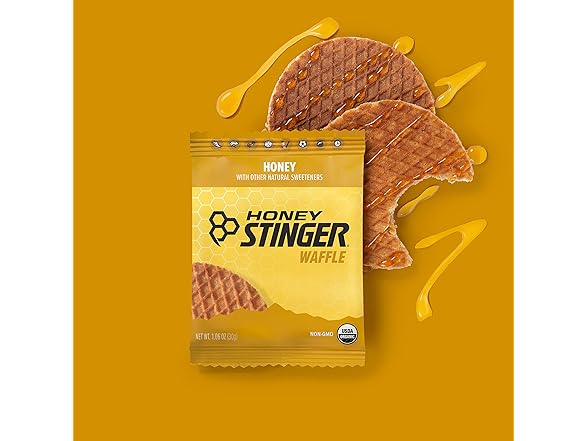 16PK Honey Stinger Organic Honey Waffle