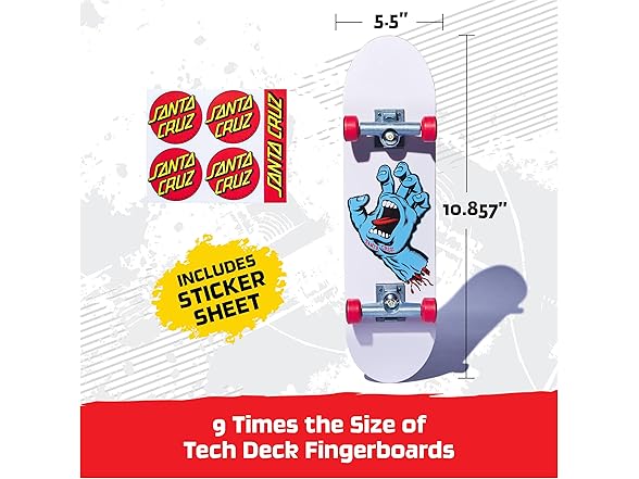 TECH DECK, Santa Cruz Handboard
