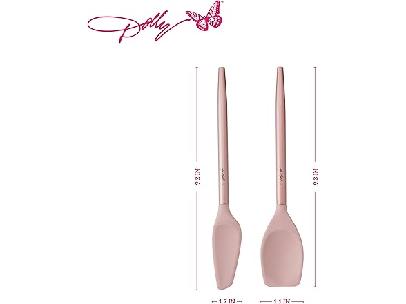 Dolly Parton Mini Scraper and Spoon Spatula Set
