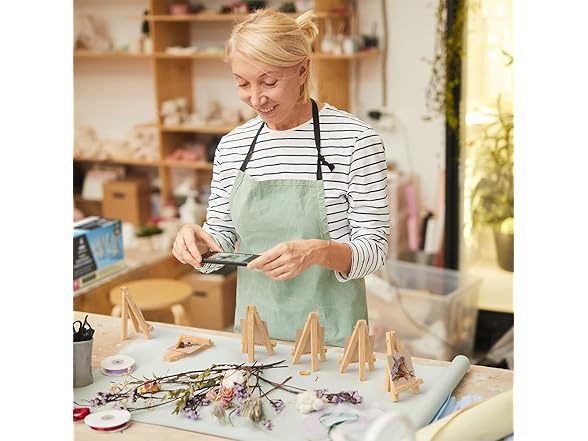 ARTEZA 5" Mini Display Wood Easel, Pack of 40