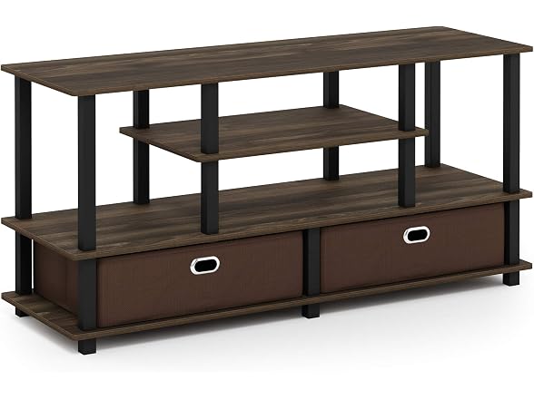 Furinno JAYA TV Stand up to 50 Walnut