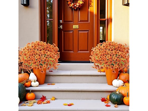 16 Bundles Artificial Fall Flower