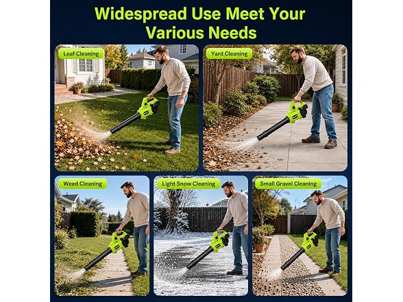 PILENTO 20V Cordless Leaf Blower