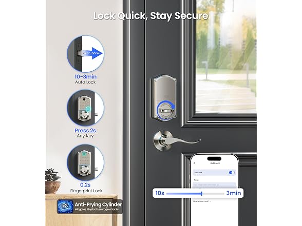 Veise VE017-L Fingerprint Smart Lock