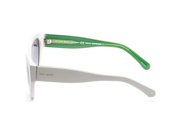 Kate Spade Women's 55mm White Sunglasses