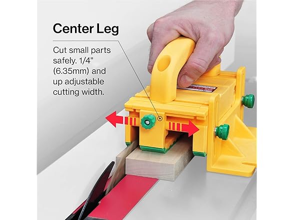 MICROJIG GRR-RIPPER GR-100 3D Table Saw Pushblock, Yellow