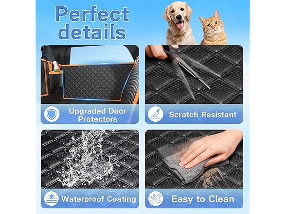 Twesync Dog Car Seat Cover