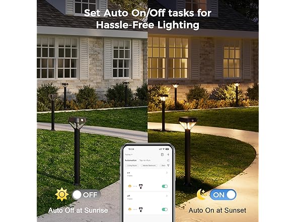 (6 Pack) XMCOSY+ Smart Solar Lights