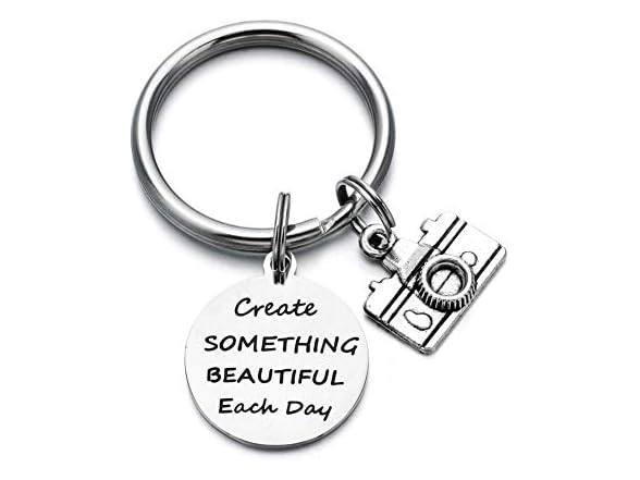 ODLADM Happy Birthday Charms Key Ring Key Holder
