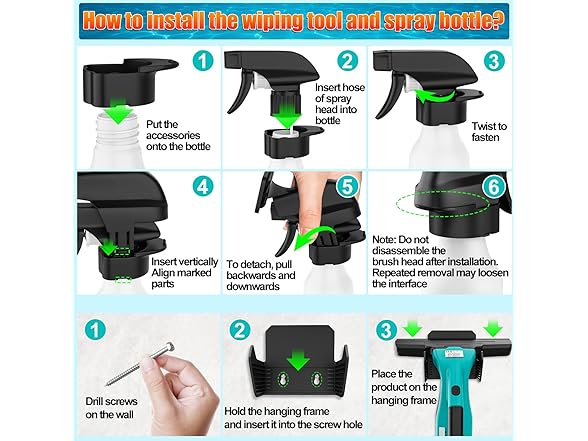 Uniqwamo Window Vacuum Squeegee