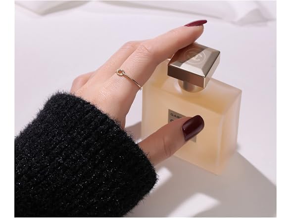 NAOKETEN 10K Yellow Gold 1mm Italian Ring (Size 7)