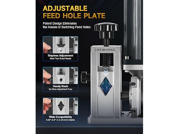 CREWORKS Electric Wire Stripper Machine