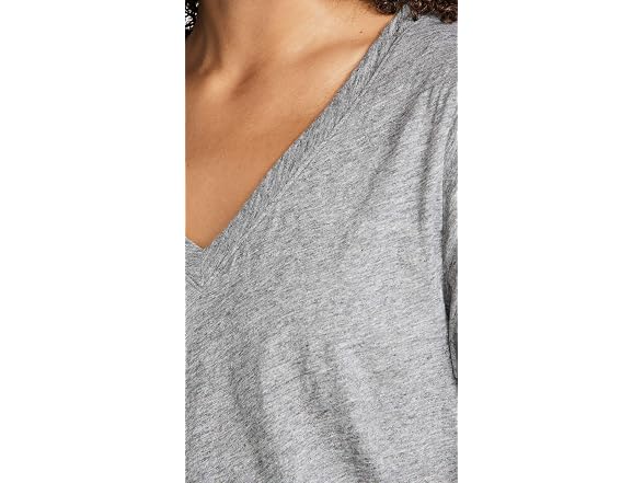 Madewell Women (M) Whisper Cotton V-neck Tee Iron