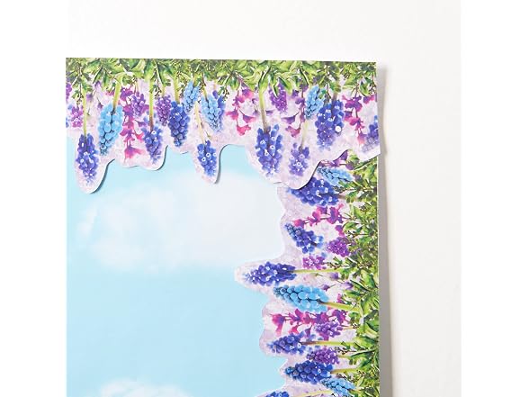 Eureka Curiosity Garden Floral Extra Wide Decorative Trim