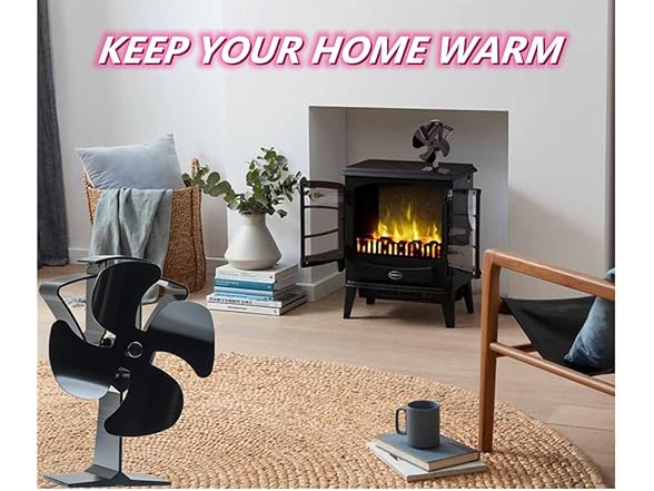 HEUNGBERANT HEUNGBERANT Wood Burning Stove Fan Heat - Gallery 4