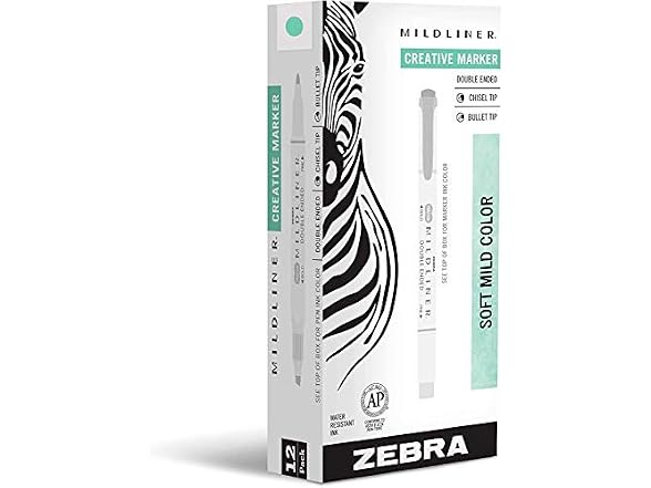 Zebra Mildliner Pastel Highlighter