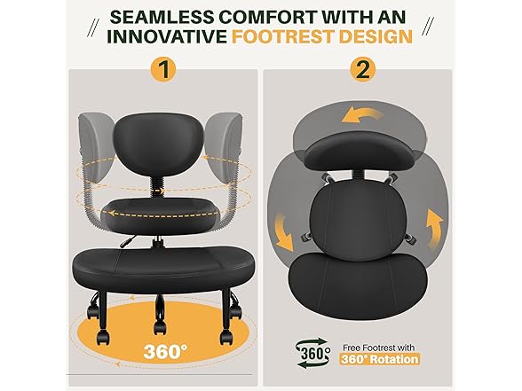 Primy Criss Cross Office Chair - ADHD Cross Legged Chair wit (Open Box)