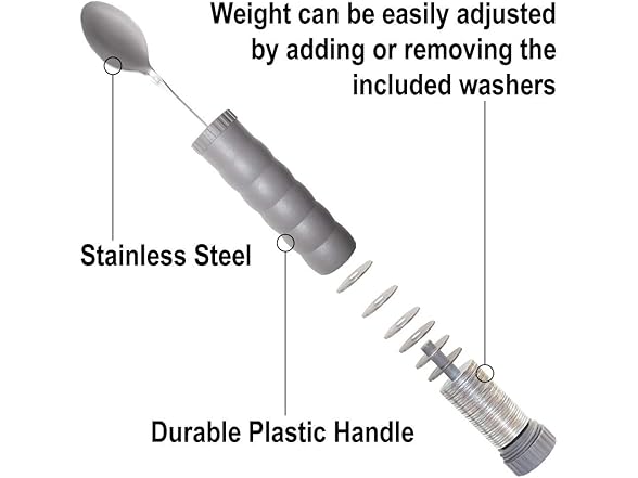 Rehabilitation Advantage Adjustable Weighted Teaspoon