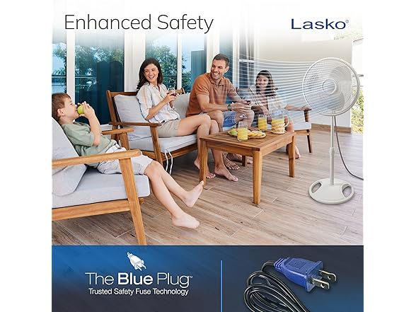 Lasko 2520 16 Inch 3-Speed Quiet Adjust