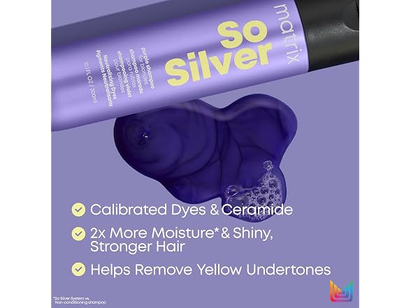 Biolage Matrix Biolage So Silver Shampoo, 10.1 oz & M