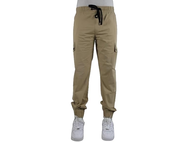 Bay York Men's Strech Cargo Pants with Slanted Pockets