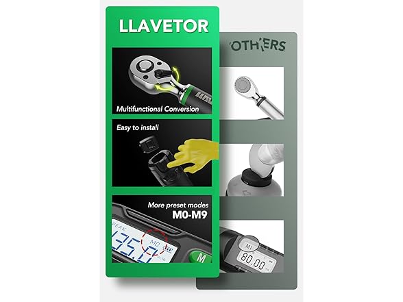 LLAVETOR Digital Torque Wrench (1/2-Inch)
