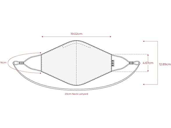 Bloch Kids Pink Face Mask